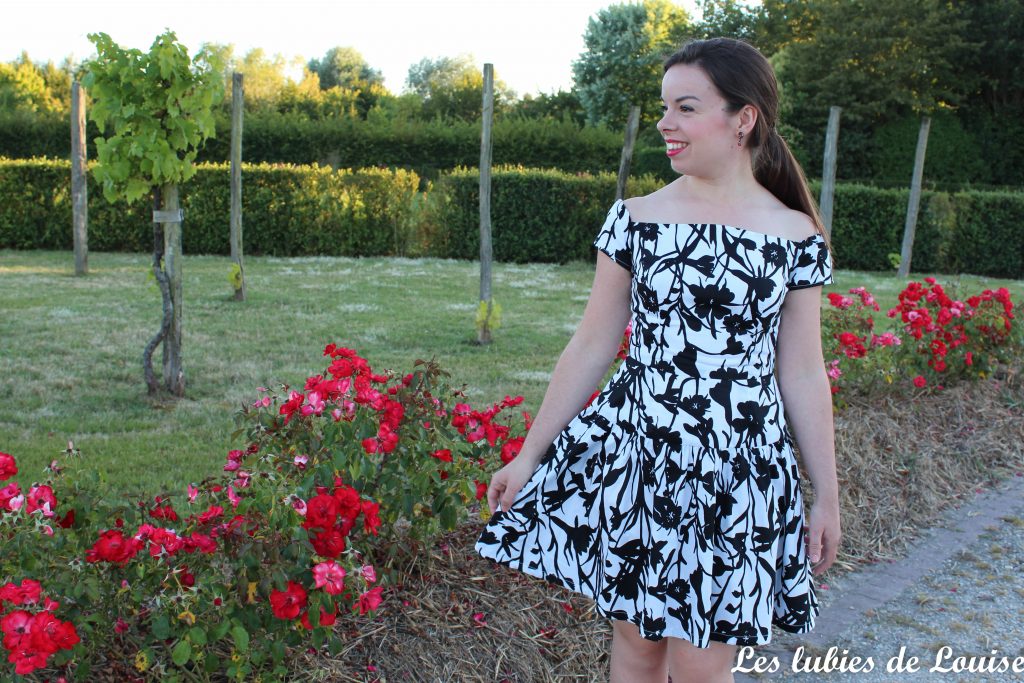 Seda dress pauline alice black and white- les lubies de louise-11