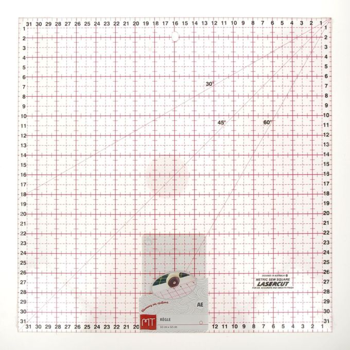 Grande règle patchwork carrée