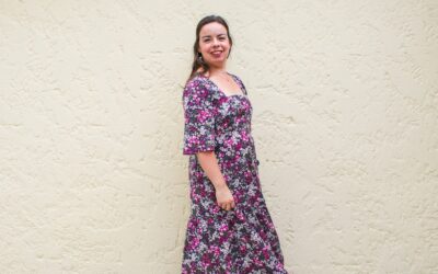 La robe Jasmin Le camélia rose